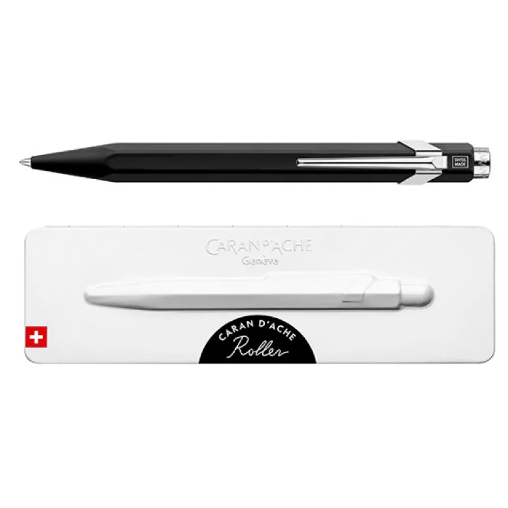 Caran d'Ache Pióro kulkowe 849 w etui - - czarne, M > Pióra Kulkowe