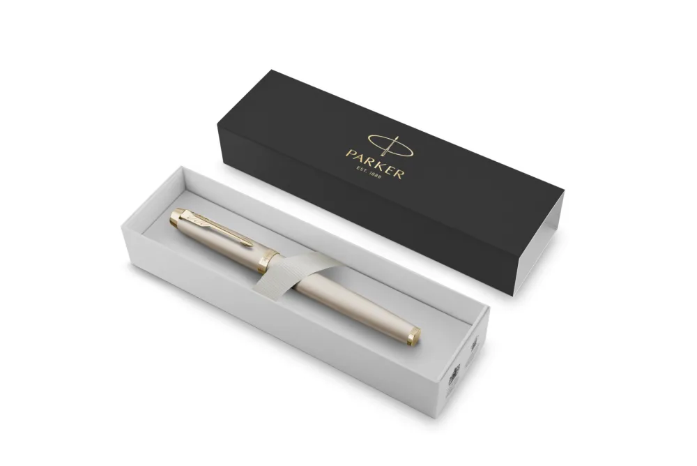 Parker Pióro wieczne IM Monochrome w etui - - Champagne, F