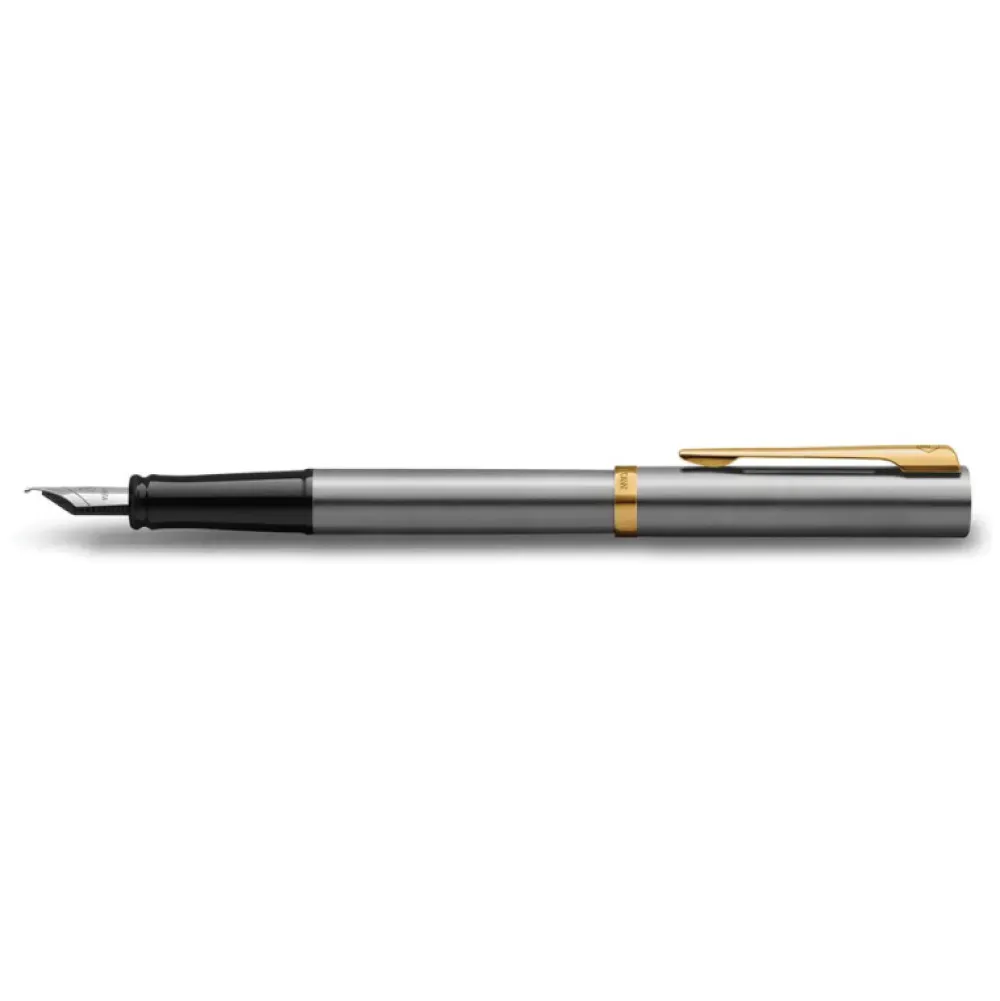 Waterman Pióro wieczne Impression - - Steel Chrome Trim M > Pióra Wieczne