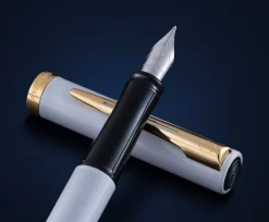 Waterman Pióro wieczne Impression - - White Gold Trim F