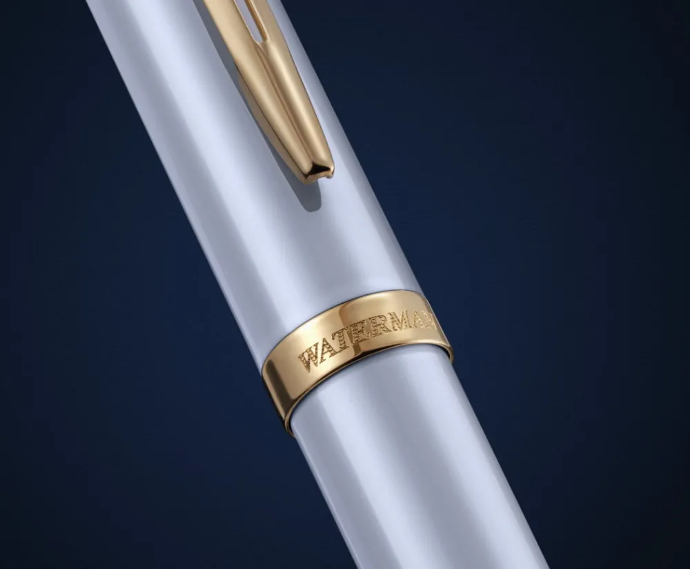 Waterman Pióro wieczne Impression - - White Gold Trim F
