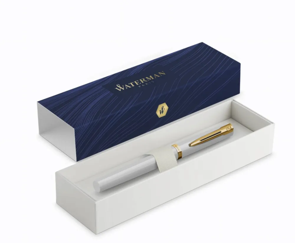 Waterman Pióro wieczne Impression - - White Gold Trim F