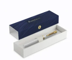 Waterman Pióro wieczne Impression - - White Gold Trim M