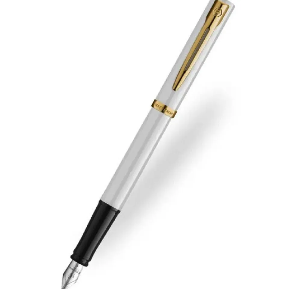 Waterman Pióro wieczne Impression - - White Gold Trim M
