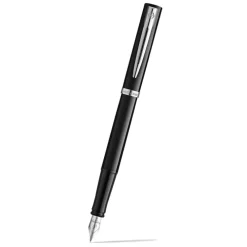 Waterman Pióro wieczne Impression - - Black Silver Trim F