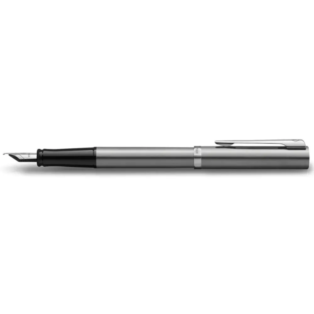 Waterman Pióro wieczne Impression - - Steel Silver Trim F