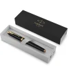 Parker Pióro wieczne IM w etui - - Black & Gold Trim, F > Pióra Wieczne