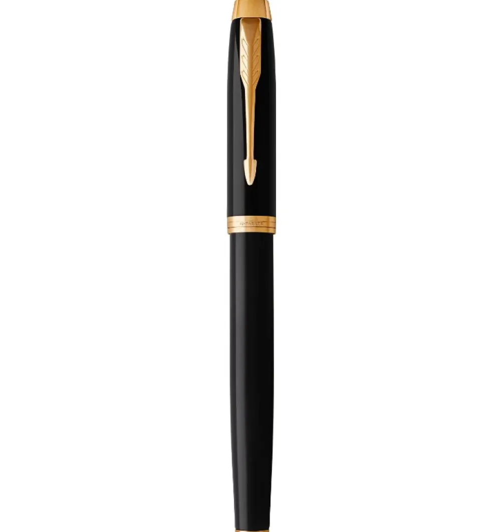 Parker Pióro wieczne IM w etui - - Black & Gold Trim, F > Pióra Wieczne