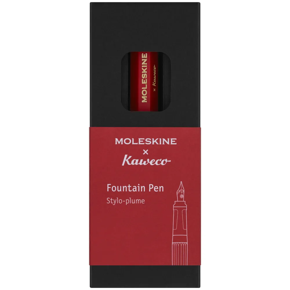 Moleskine Pióro wieczne - Kaweco x - czerwone M > Pióra Wieczne