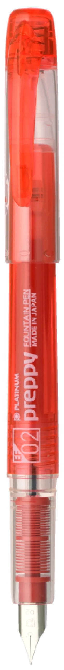 Platinum Pióro wieczne Preppy - - Red EF