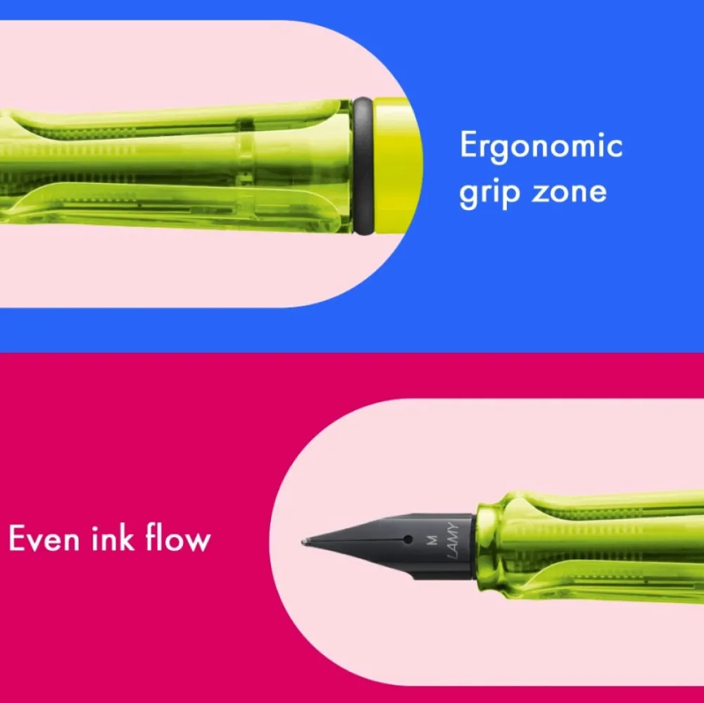 Lamy Pióro wieczne Safari - - Neon Yellow EF