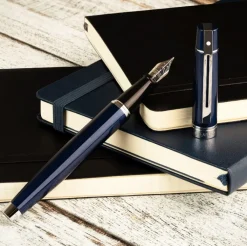 Sheaffer Pióro wieczne 300 - - Blue Chrome Trim F > Pióra Wieczne