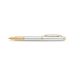 Sheaffer Pióro wieczne 100 - - Chrome Gold Trim F