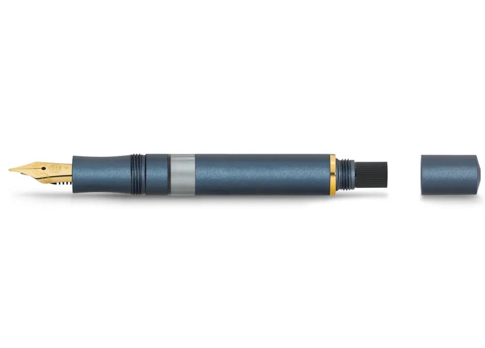 Kaweco Pióro wieczne Sport Piston Filler zestaw startowy - - Navy M