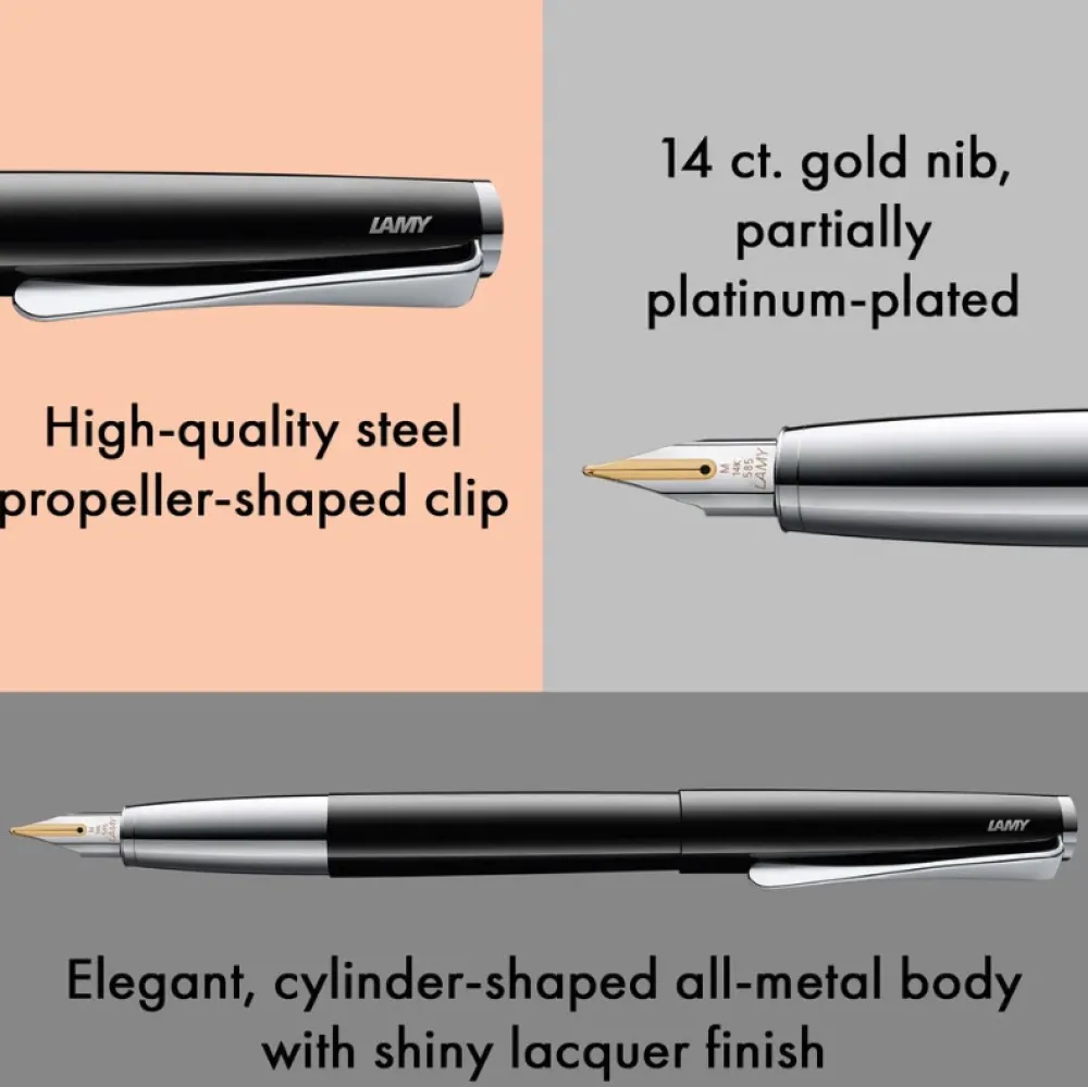 Lamy Pióro wieczne Studio 068 - - Pianoblack F > Pióra Wieczne