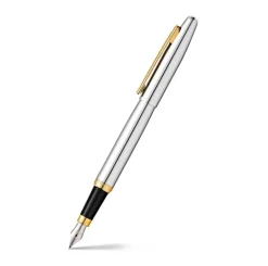 Sheaffer Pióro wieczne VFM - - Polished Chrome Gold Trim M ><noscript><img width=
