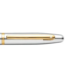 Sheaffer Pióro wieczne VFM - - Polished Chrome Gold Trim M ><noscript><img width=