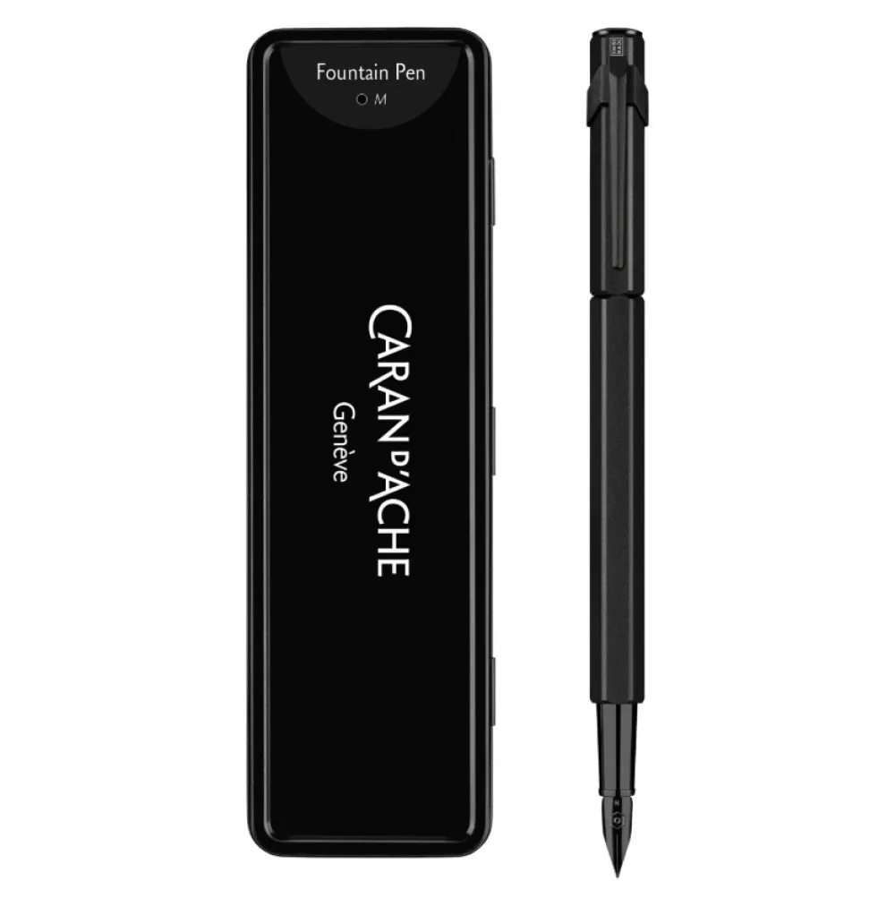 Caran d'Ache Pióro wieczne 849 z etui - - Black Code M