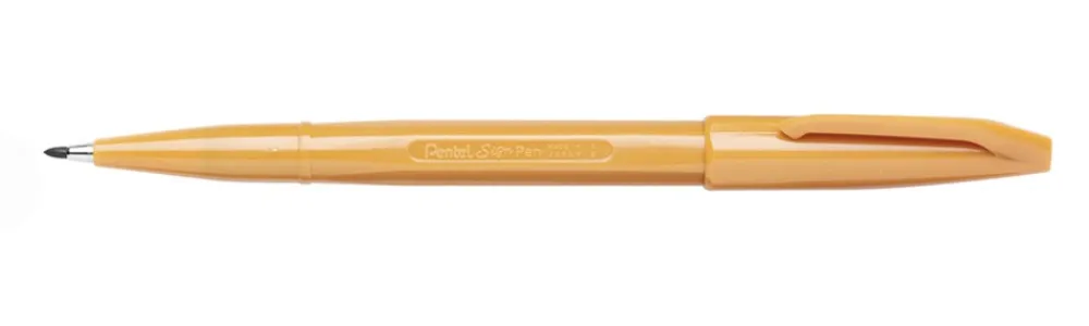 Pentel Pisak artystyczny Sign Pen - - ciemnożółty