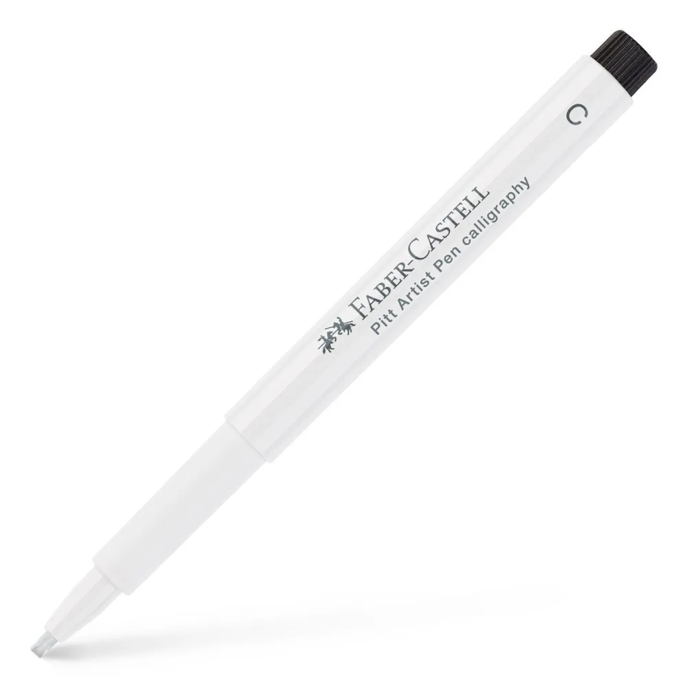 Faber-Castell Pisak do kaligrafii Pitt Artist Pen Calligraphy - - biały, C