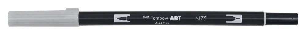 Tombow Pisak dwustronny Dual Brush Pen - - Cool Grey 3
