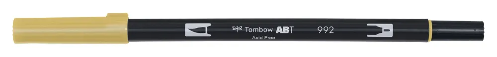 Tombow Pisak dwustronny Dual Brush Pen - - Sand