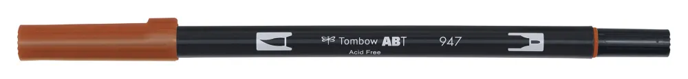 Tombow Pisak dwustronny Dual Brush Pen - - Burnt Sienna
