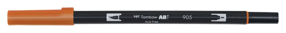 Tombow Pisak dwustronny Dual Brush Pen - - Red