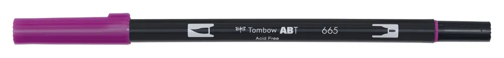 Tombow Pisak dwustronny Dual Brush Pen - - Imperial Purple > Markery, Brushpeny I Pisaki|Pisaki Kaligraficzne