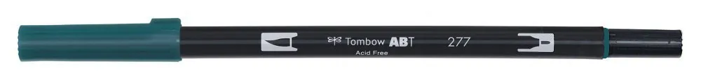 Tombow Pisak dwustronny Dual Brush Pen - - Hunter Green > Markery, Brushpeny I Pisaki|Pisaki Kaligraficzne