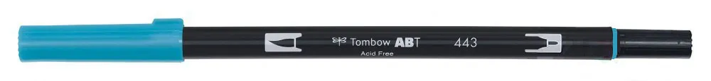 Tombow Pisak dwustronny Dual Brush Pen - - Turquoise
