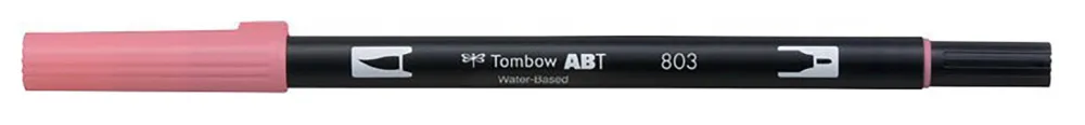 Tombow Pisak dwustronny Dual Brush Pen - - Jet Blue > Markery, Brushpeny I Pisaki