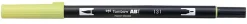 Tombow Pisak dwustronny Dual Brush Pen - - Lemon Lime