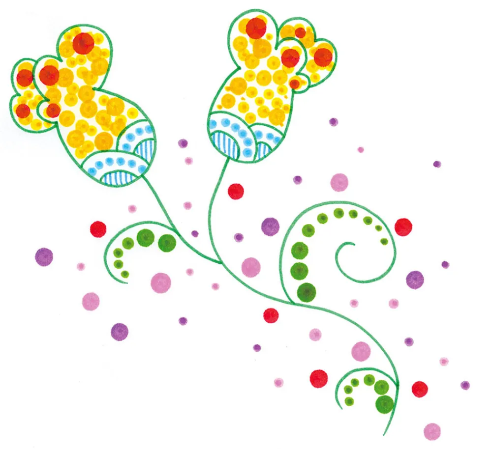Kuretake Pisak dwustronny Zig Clean Color Dot - - Summer Sun