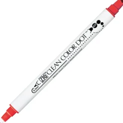 Kuretake Pisak dwustronny Zig Clean Color Dot - - Pink > Markery, Brushpeny I Pisaki