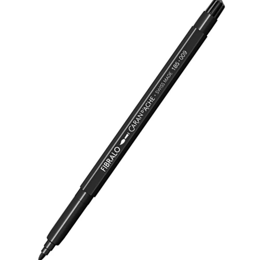 Caran d'Ache Pisak Fibralo Medium - - 009, Black