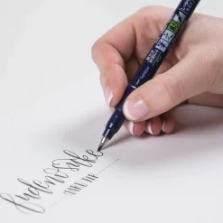 Tombow Pisaki do kaligrafii Fudenosuke Brush Pen - - miękki i twardy, czarne, 2 szt. > Pisaki Kaligraficzne
