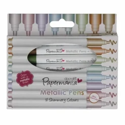 Dzieci Papermania Pisaki metaliczne - - 8 szt.