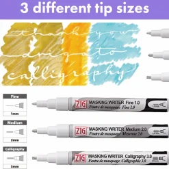 Kuretake Pisak maskujący do akwareli Masking Writer Medium - - 2 mm > Media Do Akwareli
