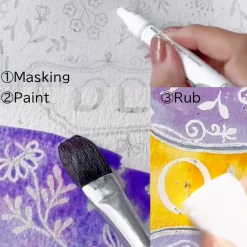 Kuretake Pisak maskujący do akwareli Masking Writer Fine - - 1 mm
