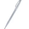 Pentel Pisak pędzelkowy Brush Sign Pen - - jasnoszary