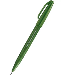 Pentel Pisak pędzelkowy Brush Sign Pen - - oliwkowy > Pisaki Kaligraficzne