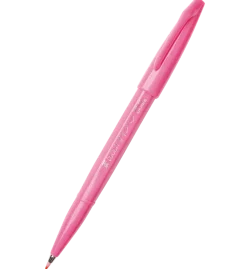 Pentel Pisak pędzelkowy Brush Sign Pen - - różowy