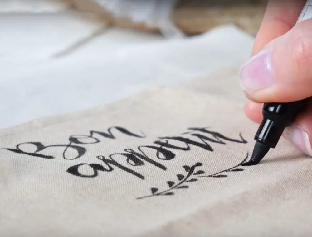 Kreul Pisak pędzelkowy do tkanin Textil Marker - - czarny > Farby I Pisaki Do Tkanin