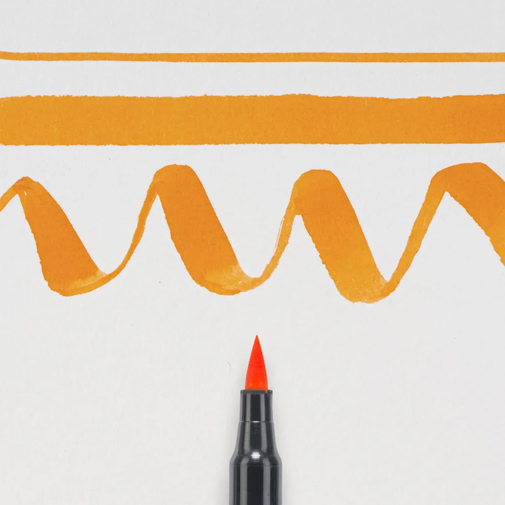 Sakura Pisak pędzelkowy Koi Coloring Brush Pen - - Orange