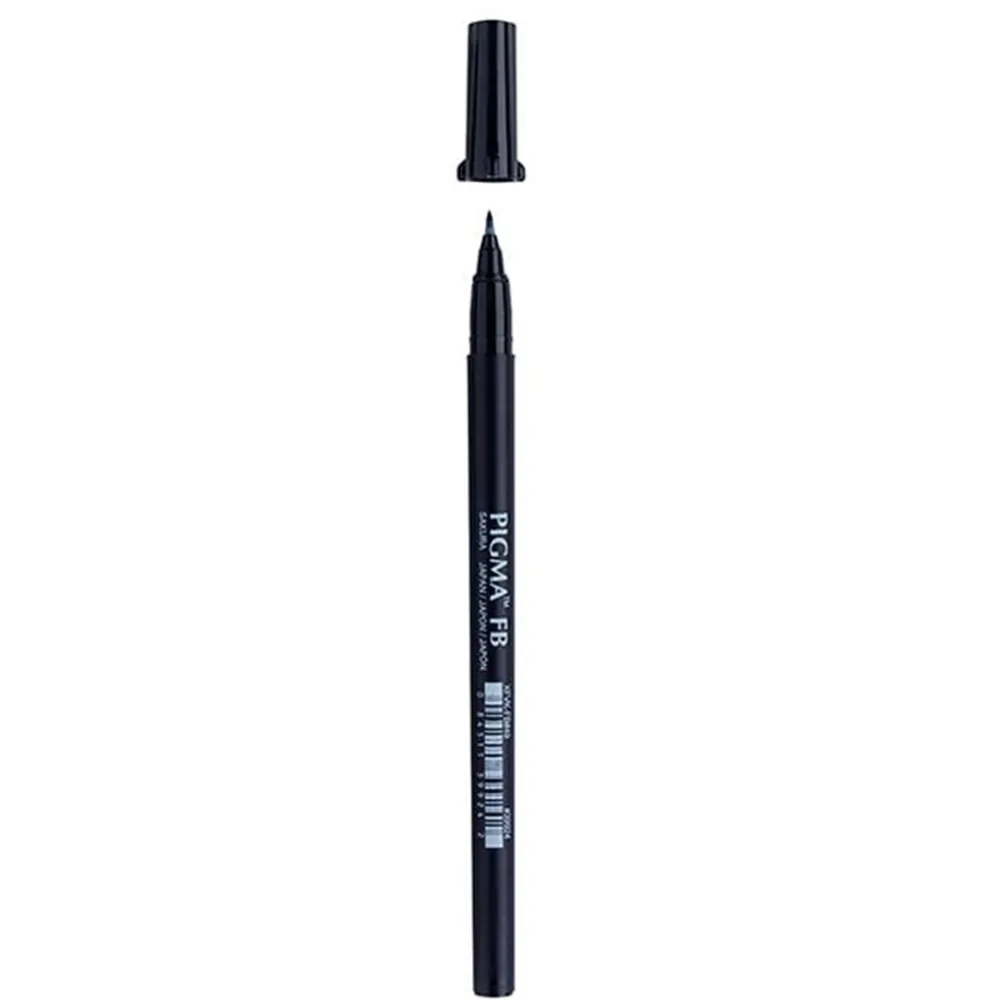 Sakura Pisak pędzelkowy Pigma Brush Pen - - czarny, cienki
