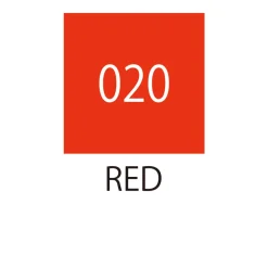 Kuretake Pisak pędzelkowy Zig Fudebiyori - - Red