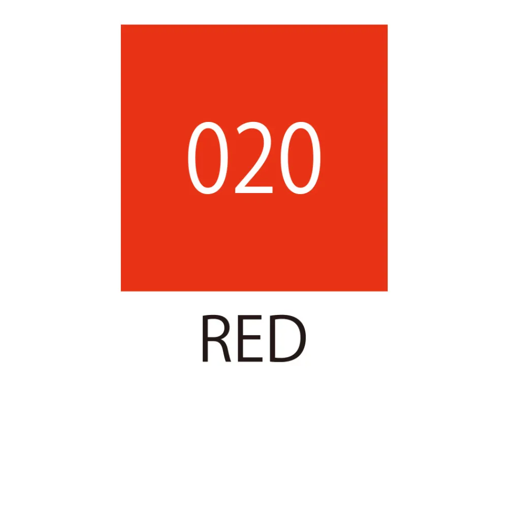 Kuretake Pisak pędzelkowy Zig Fudebiyori - - Red