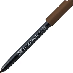 Kuretake Pisak pędzelkowy Zig Fudebiyori - - Dark Brown
