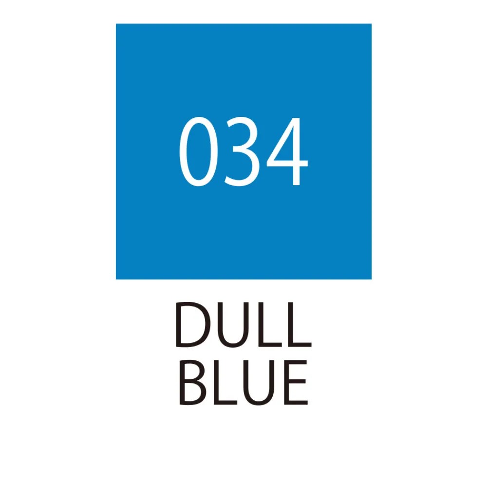 Kuretake Pisak pędzelkowy Zig Fudebiyori - - Dull Blue